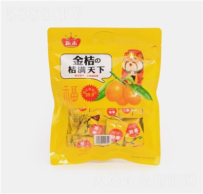 新味金桔袋裝果干蜜餞地方旅游特產(chǎn)茶食茶點(diǎn)