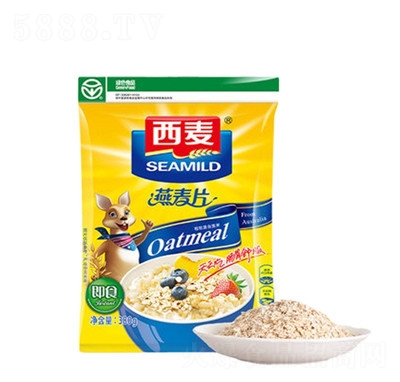 西麥獨(dú)立小包燕麥片批發(fā)380g膳食纖維蛋白谷物沖飲代餐袋裝