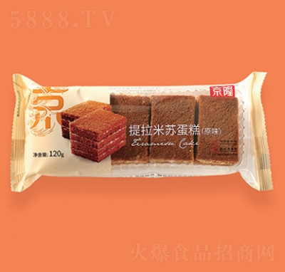 京隆糕點點心休閑食品招商早餐提拉米蘇蛋糕原味120g