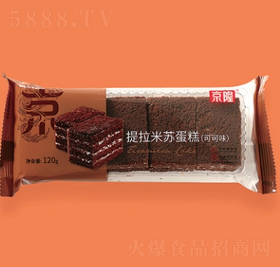 京隆糕點點心休閑食品招商早餐提拉米蘇蛋糕可可味120g