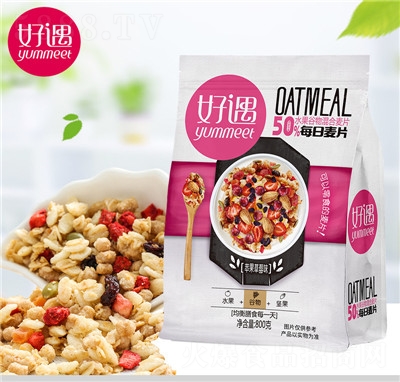好遇水果麥片休閑零食批發(fā)營(yíng)養(yǎng)燕麥片沖調(diào)早餐谷物代餐蘋果草莓味