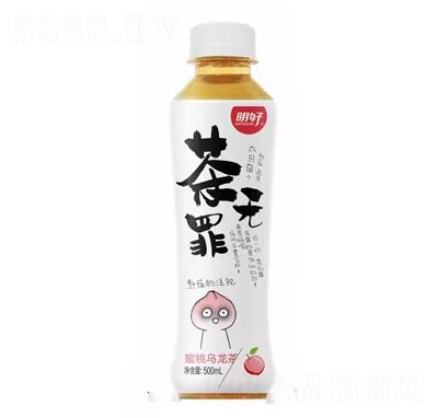 明好茶無(wú)罪茶飲料蜜桃烏龍茶500ml辦公室休閑飲品代理