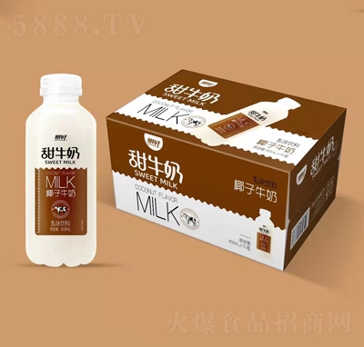 明好甜牛奶乳味飲料椰子牛奶450ml×15瓶飲品代理批發(fā)