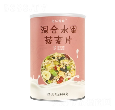 佰仟花樣谷物堅(jiān)果營(yíng)養(yǎng)早餐批發(fā)燕麥片沖泡燕麥片
