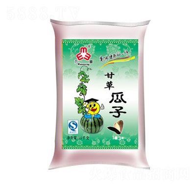百聯(lián)萬盟甘草瓜子休閑零食干果零食
