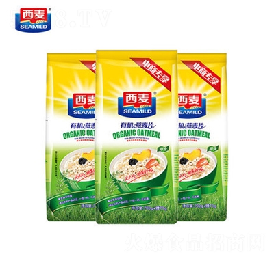 西麥有機燕麥片健康谷物770g代餐麥片即食
