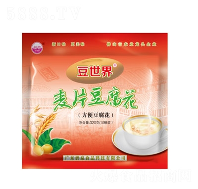 豆世界320g麥片豆腐花沖飲品
