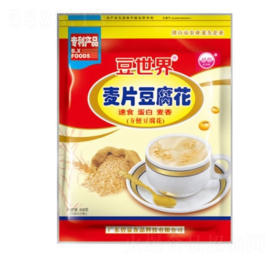 豆世界408g麥片豆腐花沖飲品