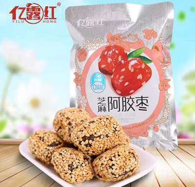 億露紅芝麻阿膠棗的袋裝果干果脯休閑零食酸甜果肉果脯小吃廠家批發(fā)