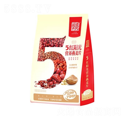 粗糧年代紅陽光燕麥片沖飲品