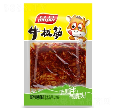 品品燒烤味板筋12克休閑食品招商代理