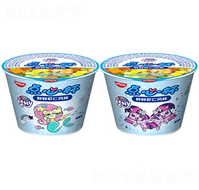 日清點(diǎn)心杯鮮鮮蝦仁面方便面招商代理夜宵代餐