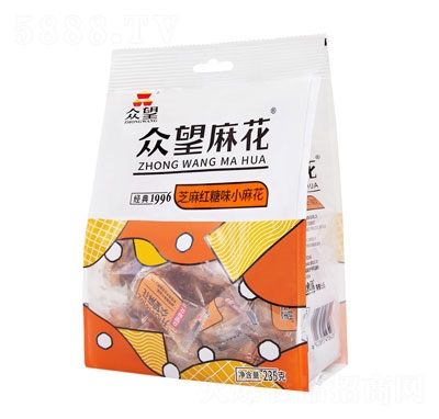 眾望麻花芝麻紅糖味小麻花