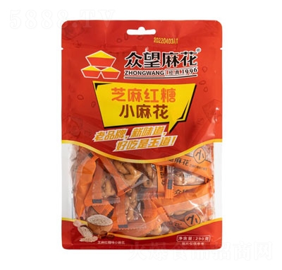 眾望麻花芝麻紅糖小麻花
