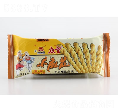 眾望小麻花奶香甜味休閑食品招商