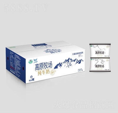 莊園牧場(chǎng)利樂(lè)枕高原純牛奶200g*16/20袋