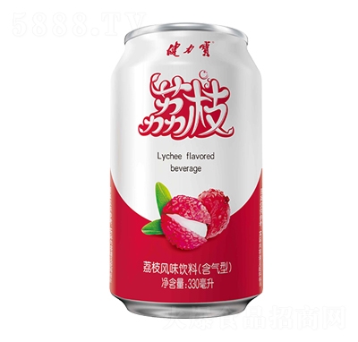 健力寶纖維系列飲品招商代理功能飲料運動飲料荔枝味罐裝