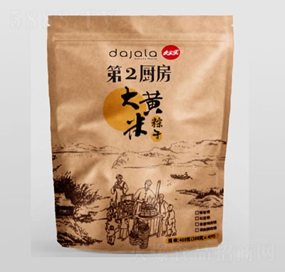 大家樂(lè)大黃米豆沙餡400克端午粽子