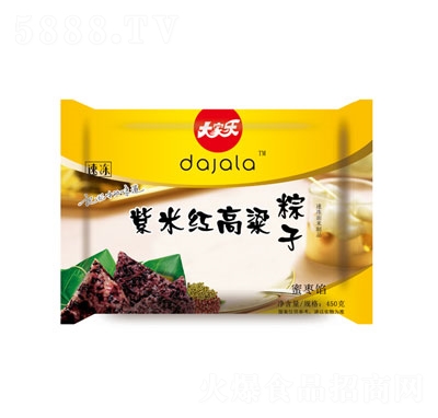 大家樂(lè)紫米紅高粱粽子端午粽子