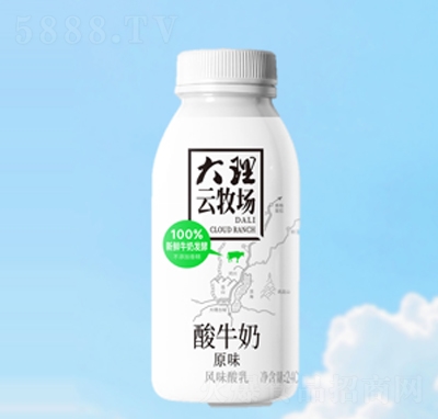 大理云牧場酸奶原味風(fēng)味發(fā)酵乳240克