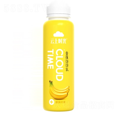 云上時光泡泡乳乳飲品配制型含乳飲料300ml香蕉味