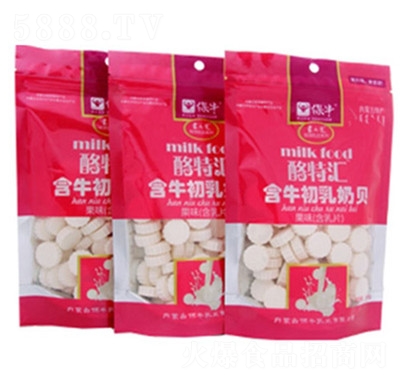 保牛蜜瓜味奶貝158g奶制品休閑食品零食招商批發(fā)商超貨源