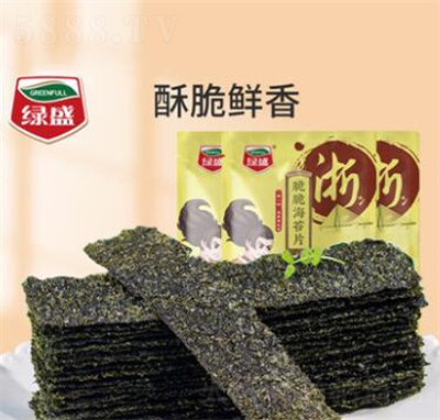 綠盛一城一味風(fēng)味海苔片酥脆即食紫菜兒童零食海味休閑小吃