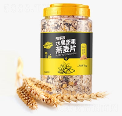 福事多蜂蜜烘焙水果堅果燕麥片罐裝營養(yǎng)代早餐即食沖飲食品