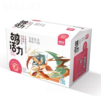 明好夠活力?；撬峋S生素飲料白桃味520ml×15瓶