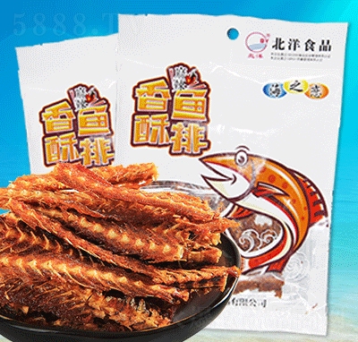 北洋食品香酥魚(yú)排休閑零食招商代理