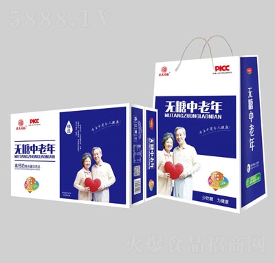 吉慶同福無糖中老年高鈣奶復合蛋白飲料