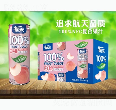 航天白桃復(fù)合果汁320mlX15