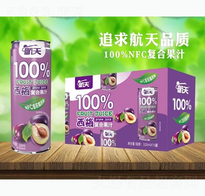 航天西梅復(fù)合果汁320mlX15