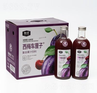 柚諾西梅車厘子汁復(fù)合果汁920ml×6