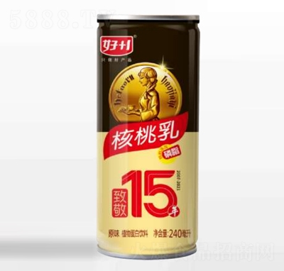 好+1原味核桃乳植物植物蛋白飲料240毫升