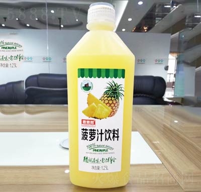 君麥郎果汁復(fù)合果汁菠蘿汁飲料1.25L