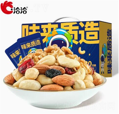 洽洽堅果炒貨每日堅果750g休閑零食