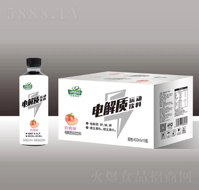 伊思特電解質(zhì)水運(yùn)動(dòng)飲料白桃味450ml×15