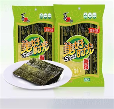 喜之郎美好時光原味海苔袋裝零食即食紫菜拌飯回憶零食