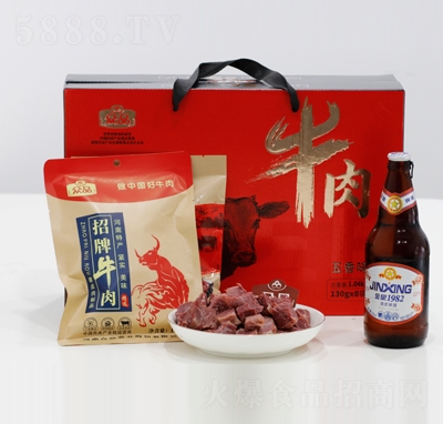 眾品牛肉禮盒肉干肉脯鹵味醬牛肉五香味