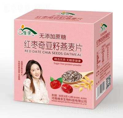 維親紅棗奇亞籽燕麥片360g