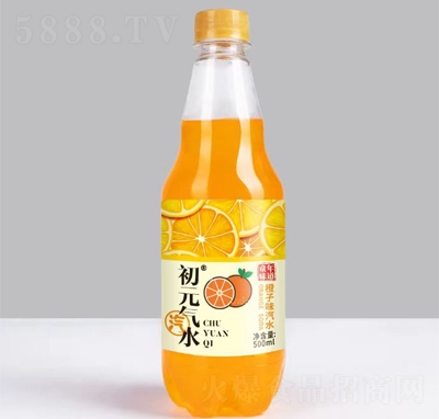 初元氣橙子味汽水500ml