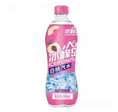冰峰島白桃汽水碳酸飲料500ml