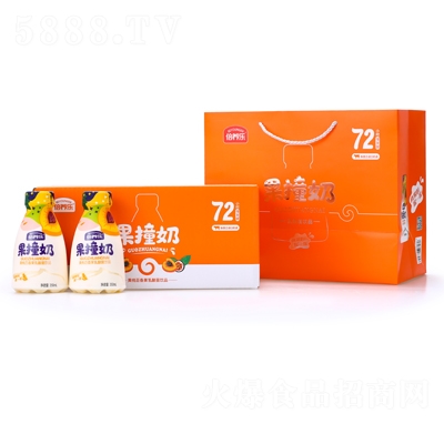 倍養(yǎng)樂果撞奶黃桃百香果乳酸菌飲品350mlX12