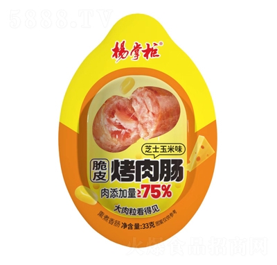 楊掌柜脆皮烤肉腸芝士玉米味33g