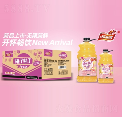 柯菲雪桃子熟了復(fù)合果汁飲料2.5LX6瓶