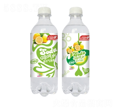 今水坊哈汽蘇打氣泡水檸檬味480ml