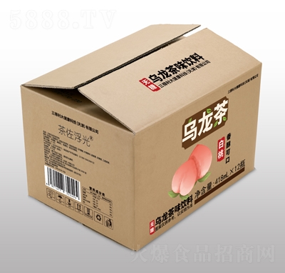柯菲雪白桃烏龍茶味飲料418mlX12瓶