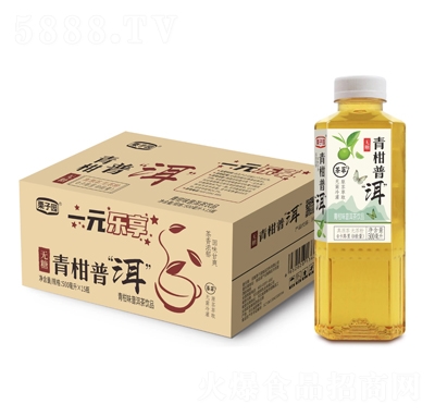 栗子園茶飲料青柑普洱茶500毫升×15瓶