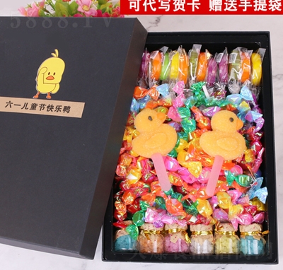 典趣糖果禮盒裝棒棒糖兒童休閑零食禮包批發(fā)
